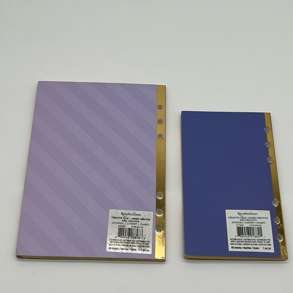 Bucket List and Important Recollections creative year journal 40 sheets each - Picture 3 of 9